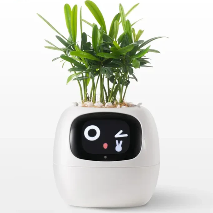 Tamagotchi Smart Planter - 49 Rich Expressions, 7 Smart Sensors, AI Plant Care