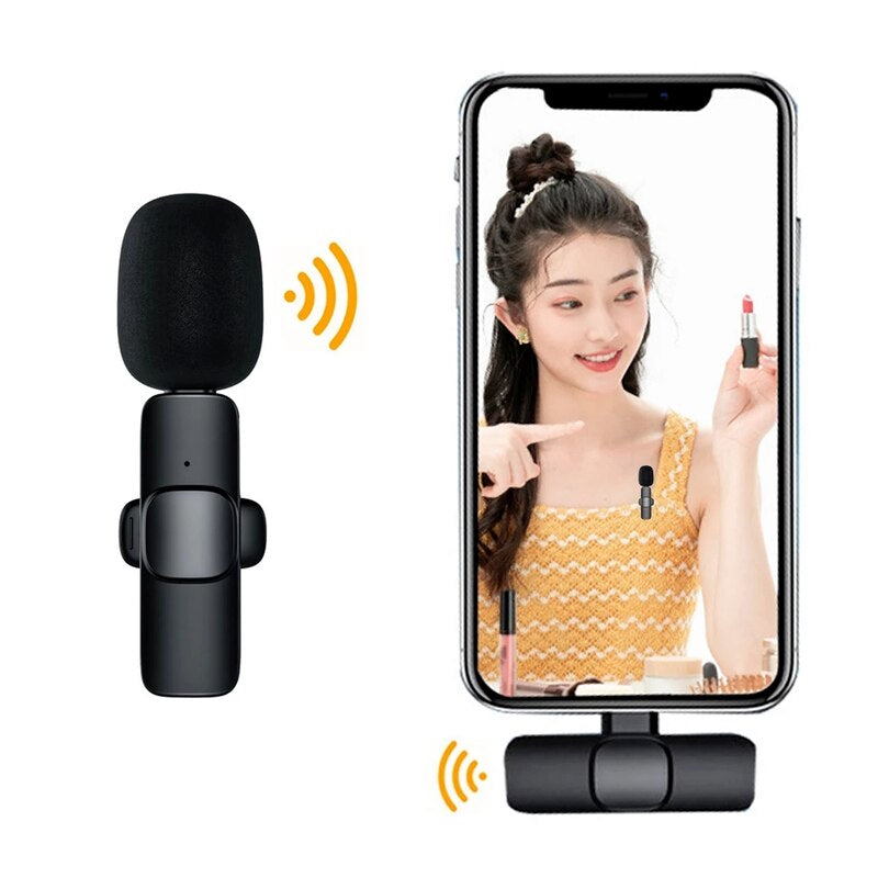 Just Plug to Your Phone - Hight Quality Wireless Microphone & Transceiver for Podcast/Vlogging/Live Streaming