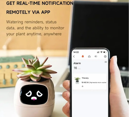 Tamagotchi Smart Planter - 49 Rich Expressions, 7 Smart Sensors, AI Plant Care