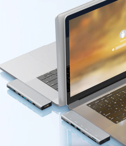 Macbook USB-C Hub to USB-A SD Card HDMI Adapter