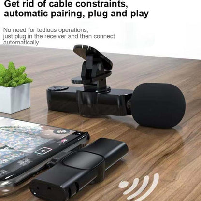 Just Plug to Your Phone - Hight Quality Wireless Microphone & Transceiver for Podcast/Vlogging/Live Streaming