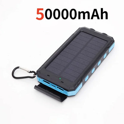 PowerTank 200,000mAh Power Bank w/ Solar Panel & Flashlight