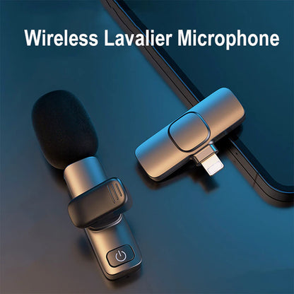 Just Plug to Your Phone - Hight Quality Wireless Microphone & Transceiver for Podcast/Vlogging/Live Streaming